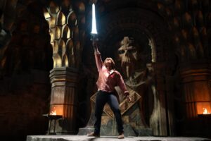 Prince Adam becomes He-Man