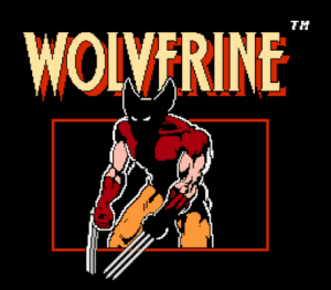 NES Wolverine Title Screen