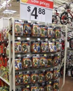 gi joe 25th anniversary toy display