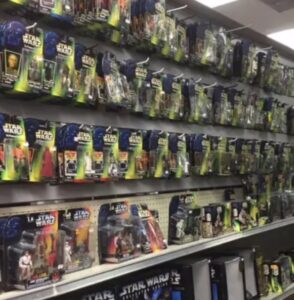 star wars power of the force toy aisle